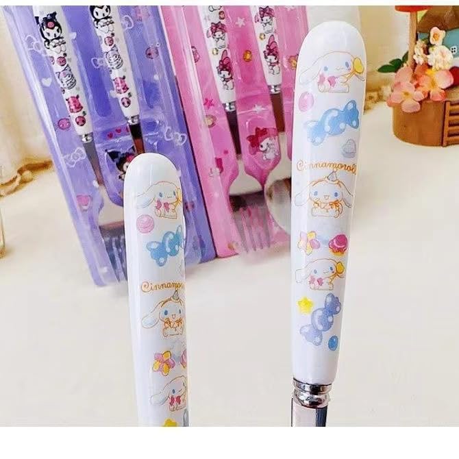 Amazon｜クロミ ハローキティ マイメロディ シナモロール カトラリー