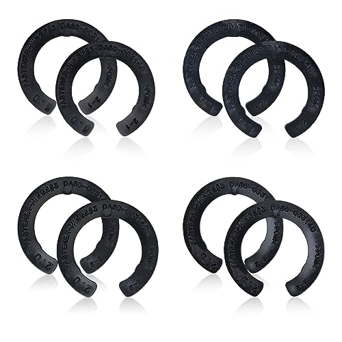 4 Pcs Upgraded DA99-04158A Hinge Shim Refrigerator Door Height Adjustment Kits, Replacement Parts for Samsung 3282540, DA60-00314C, PS6448337 AP5668209,4 Different Thickness
