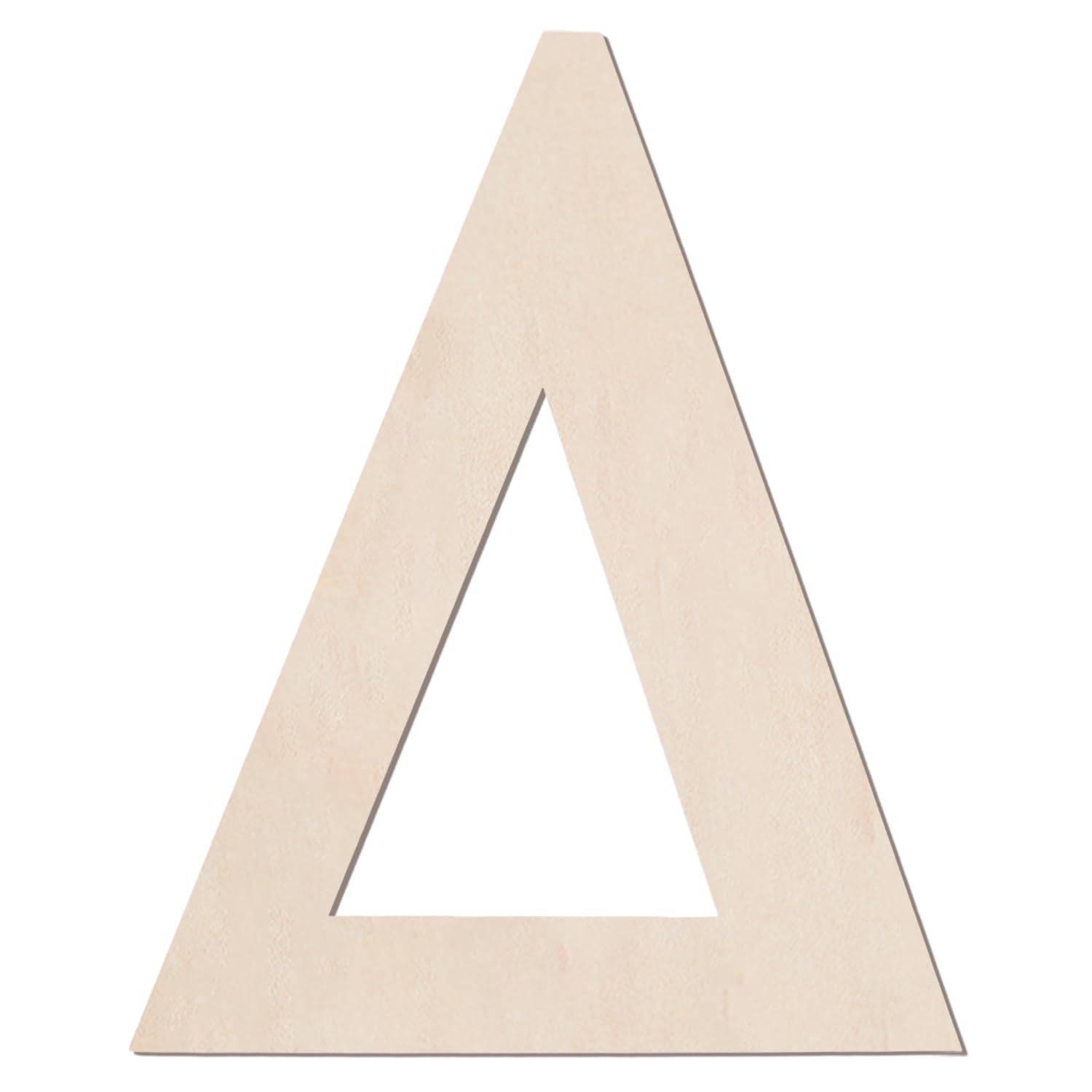 Large Wooden Greek Letters 17 Inch, Big Greek Wood Letters Δ Delta Cutouts Alphabet Paintable Wooden Letters for Wall Decor Painting Greek Theme