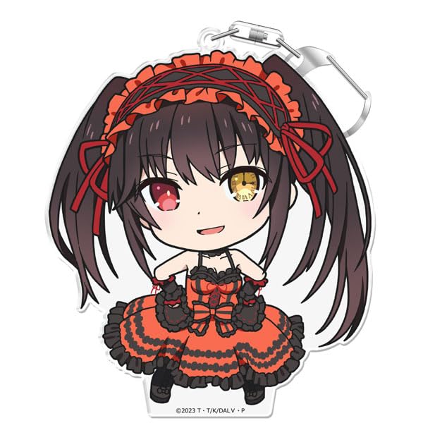 Date A Live V Puniko Kurumi Tokisaki Acrylic Keychain with Stand Japan