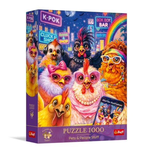 Trefl Premium Plus Quality - Pets & People Stuff: Selfie avec des Poulets