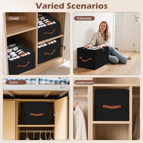 XiflLife Shoe Organizer for ClosetFits 12 Pairs, Black by XiflLife - Image 7