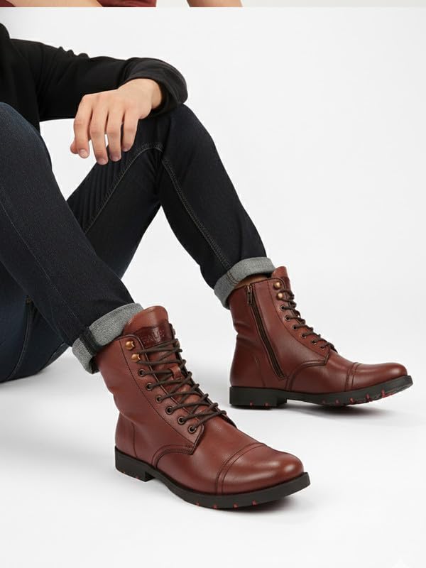 Image of FAUSTO Men's Leather Boots