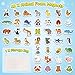 Broytain 40 Animal Fridge Magnets for Toddlers,Animal Foam Refrigerator Magnets Toys for Kids Whiteboard,Learning Games,Educational Toys,Preschool Kindergarten Learning Activities Homeschool