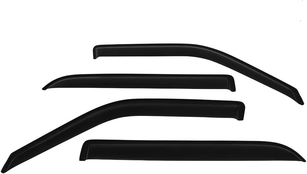 4pcs Front+Rear Smoke Sun/Rain Guard Window Visors fit for 1997-2017 For Ford Expedition,2007-2017 FOR Ford Expedition EL Limited Wind Deflector