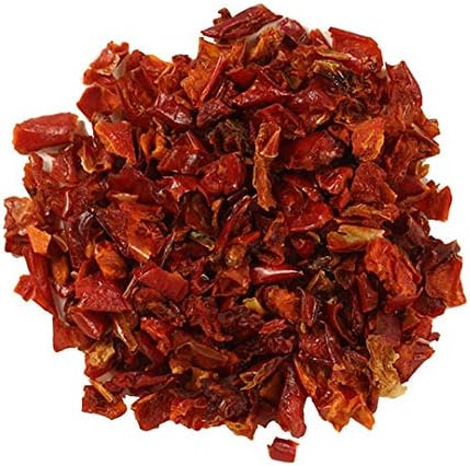 Frontier Bulk Bell Peppers, Red, 3/8" Diced, 16 Ounce