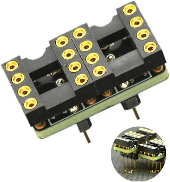 Dykbcells Gold-plated DIP8 Single to Dual Op Amp Adapter Converter OP amplifier IC DIP OPA128 OPA627 AD847 AD797 MILL-MAX PIN (V42P)