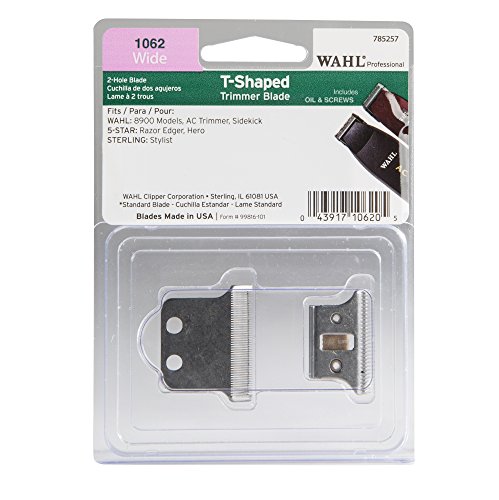 Wahl Professional T Shaped Trimmer Blade  for Sterling Stylist and Sterling 5 Trimmers for Professional Barbers and Stylists - Model 1062