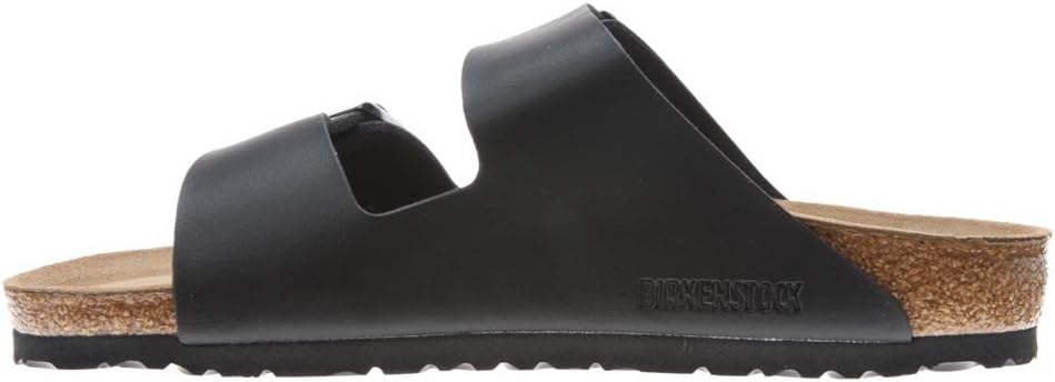 Birkenstock Unisex Arizona Sandal,Black Birko-Flor,39 M EU