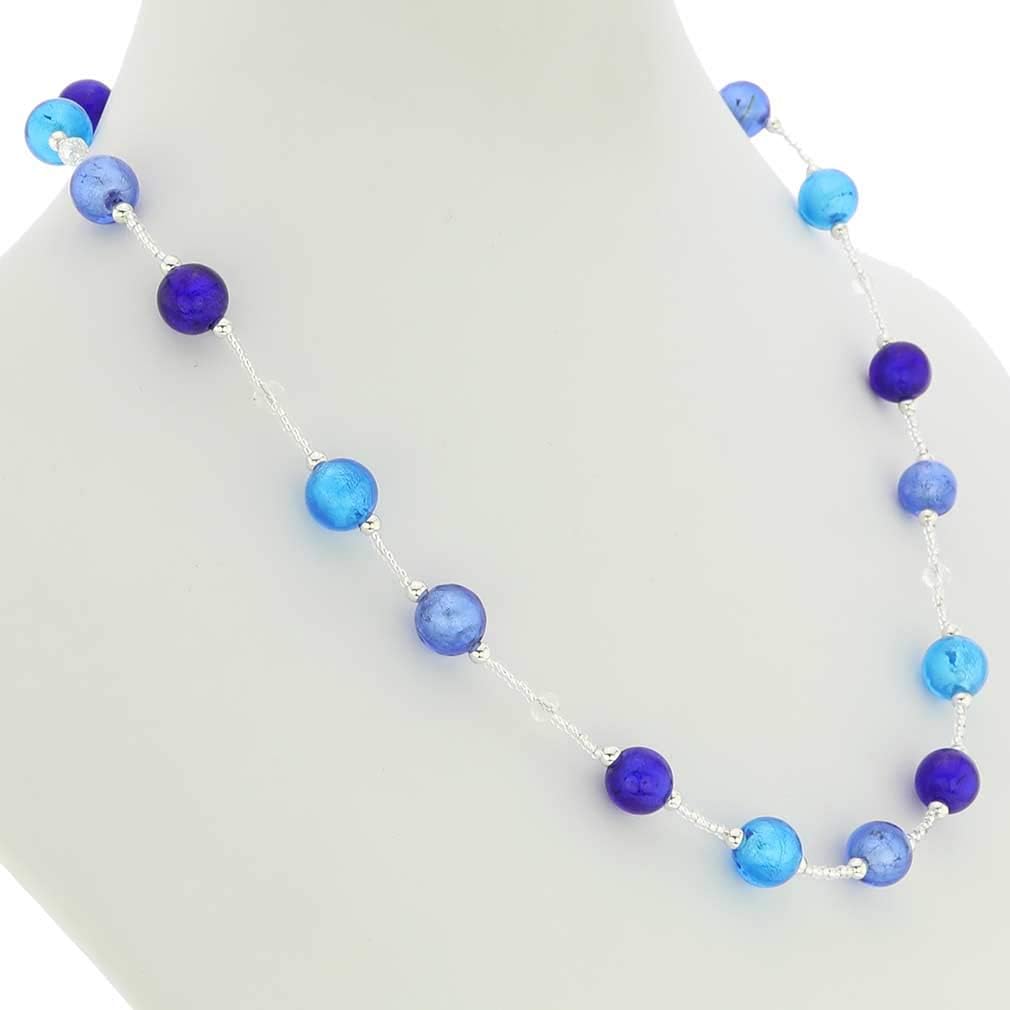 Glass Of Venice Murano Glass Beatrice Necklace - Blue
