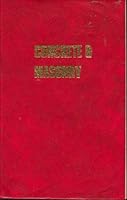 Concrete and Masonry 0830659021 Book Cover