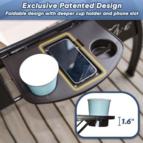 3 Seat Outdoor Porch Patio Swing with Stand 800lbs 2-in-1…