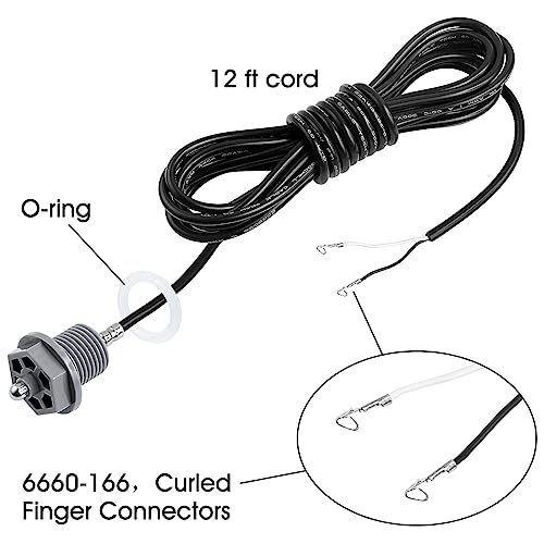 XMK 6600-166 Temperature Sensor for Sundance Spas and Jacuzzi Hot Tubs, with Curled Finger Connectors and 6540-228 O-Ring by XMK - Image 4
