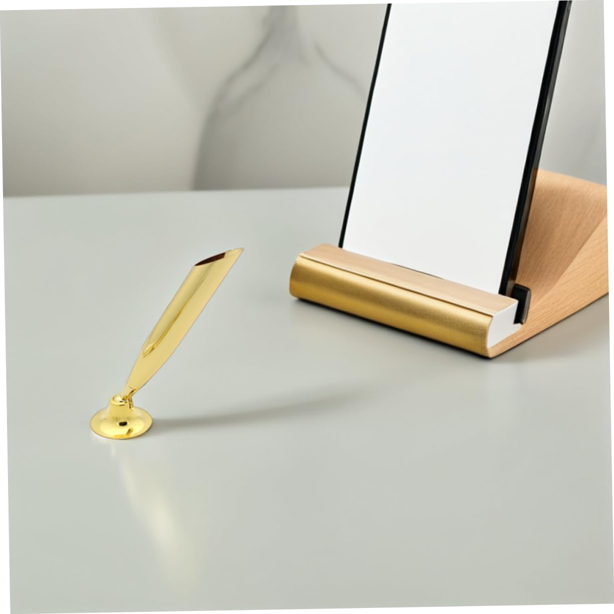 10piezas Portalápices De Metal Elegante Para Escritorio Soporte Individual Para Bolígrafos Expositor De Lápices Para Oficina Mostradores Minoristas Portalápices Individual De