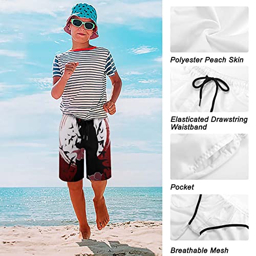 Anime Boys Beach Board Shorts Quick Dry Swim Trunks With Mesh Lining Summer Breathable Swimming Swimwear L #TOP5