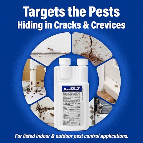 Fipronil Plus C Pest Control Concentrate - DIY Commercial-Strength Roach Killer Indoor Infestation, Easy-Use Ant Spray, Makes 21 Gallons of Fipronil Solution for Homeowners - 16 oz - Image 6