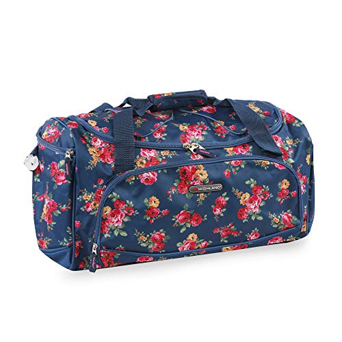 Highland Women's Medium Travel Duffel Bag, Rose Navy