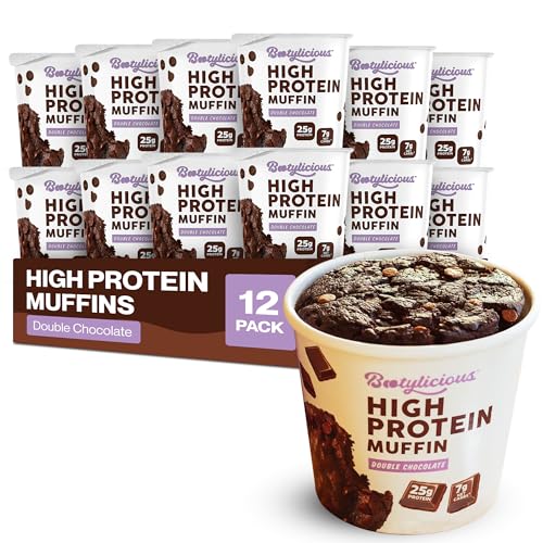 Bootylicious Double Chocolate Protein Muffin 12-Pack