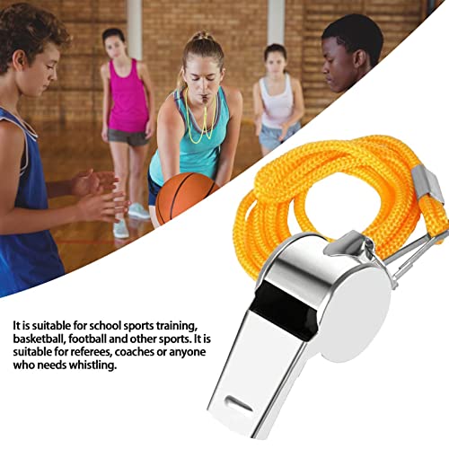 Apito de árbitro, apito de sobrevivência com cordão - apito de segurança para passeios de barco, pes