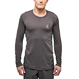 haglöfs lim jacket  Haglöfs L.I.M Roundneck – technische Unterwäsche für Herren, Magnetit, L