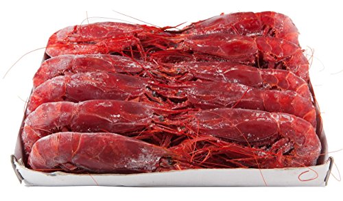 Carabineros crudos congelados - 4 piezas aprox, 500-550 gramos