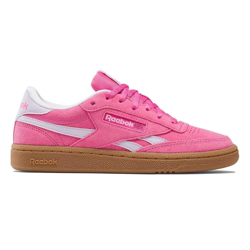 Reebok Club C Revenge, Scarpe da Ginnastica Unisex - Bambini e Ragazzi, True Pink/Digital Gleam/Gum, 34.5 EU