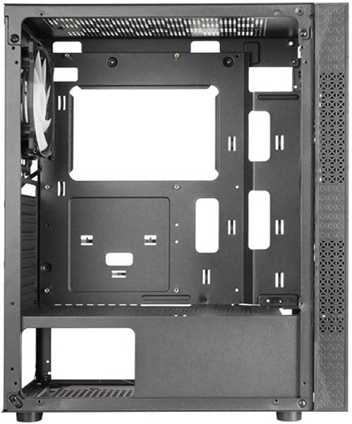 Mars Gaming MC-U3 Schwarz, PC ATX XL Gehäuse, Front Triple ARGB, 12cm Lüfter, Gehärtetes Glasfenster, MCU3 - 3