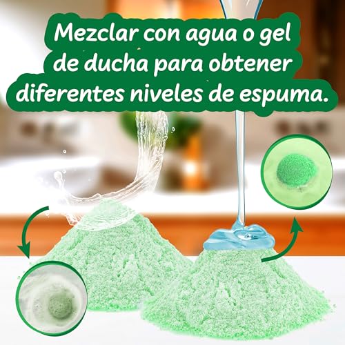 Science4you Bombas de Baño Bolsa Verde – Kit para Hacer Bombas de Baño, Dinosaurios Ciencia Educativa, Experimento Cosmético, Juguetes de STEM, Regalo Cosmético para Niñas y Niños de 6 7 8+ Años - imagen 4