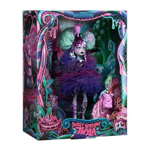 Muñeca Monster High Twyla con Vestido Morado miniatura 2