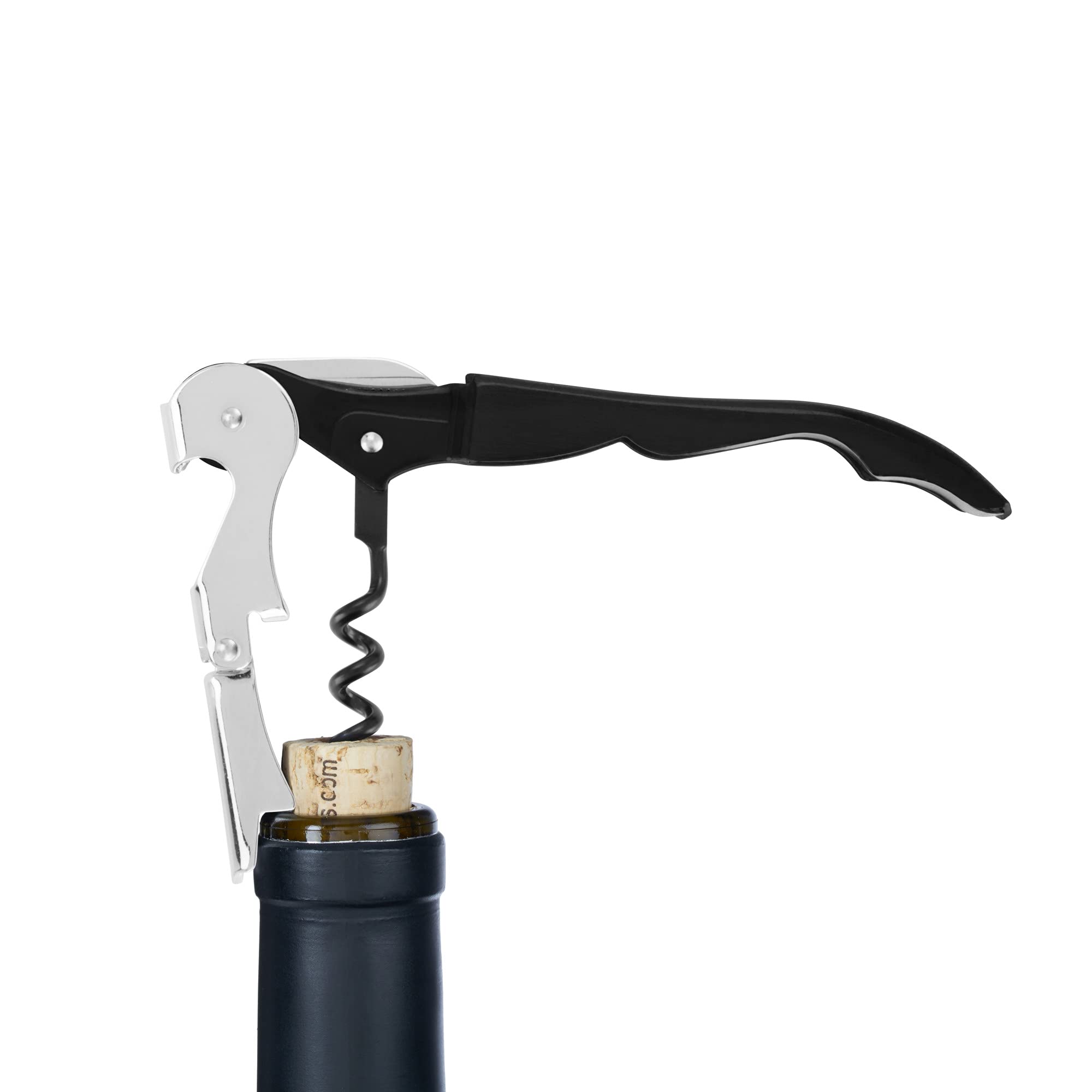 Set 4 Cavatappi Da Cameriere Multifunzione - In Acciaio Inox, Con Tagliacapsule E Apribottiglie, Pieghevoli, Per Vino E Birra