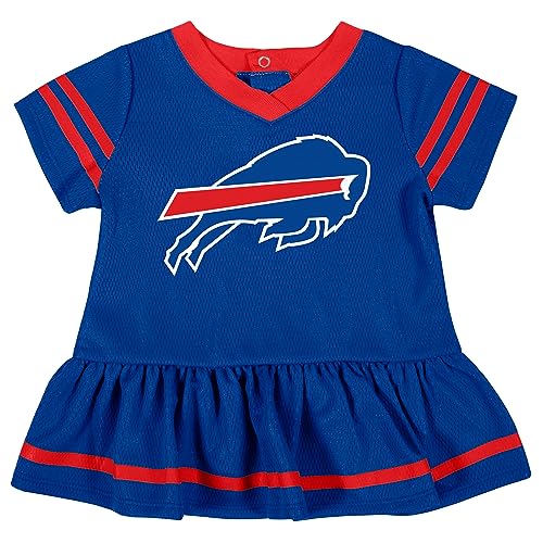 Image of Gerber NFL Baby Girls Jersey Dress and Diaper Cover
