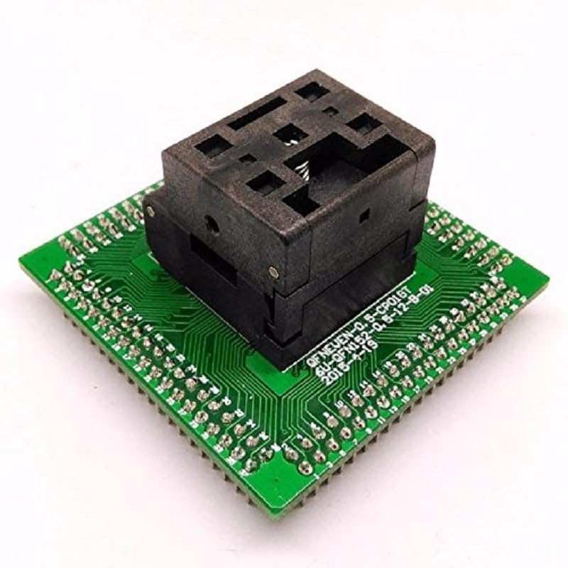 Wiring Connecting Terminals - QFN Programmer Socket IC Test Socket IC550-0644-006-G Pitch 0.5mm Chip Size 9 * 9 Flash Adapter Clamshell QFN64 MLF64