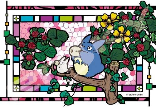 Ensky 126-AC63 126 Piece Jigsaw Puzzle My Neighbor Totoro Blowing Ocarina Art Crystal Jigsaw Puzzle 10x14.7cm
