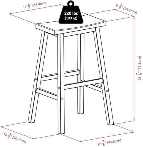 Miniatura 5 de Winsome Parking 3-pc Pub Set Mesa de Comedor, Nuez
