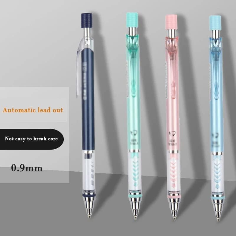 4Pc 0.9 ミリメートルシャープペンシル自動鉛筆オフィス学校書き込み描画ツール文具学生用品