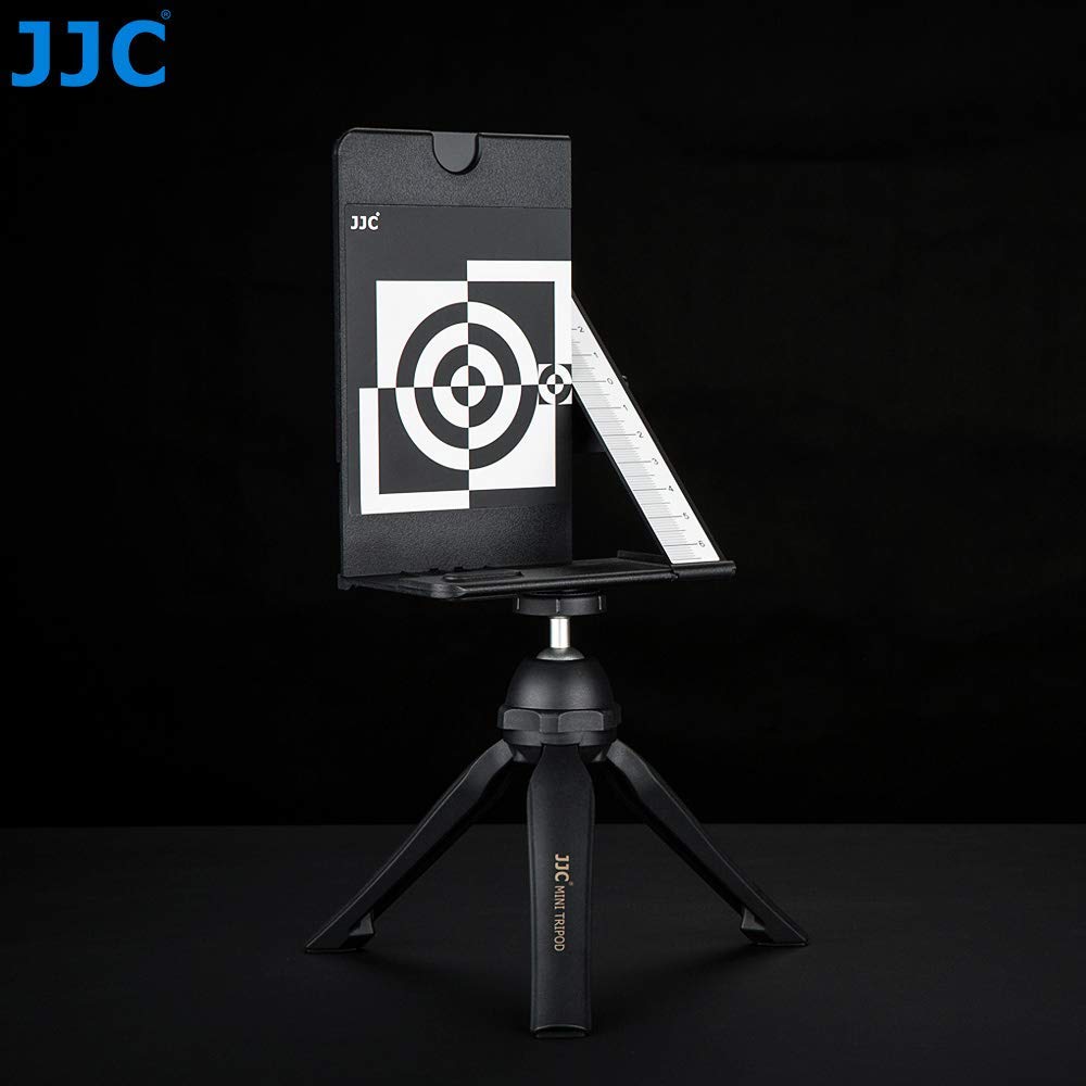 JJC Herramienta de Calibración de Objetivo 2-en-1 con Tarjeta de Calibración Fotográfica para Canon Nikon Sony Pentax Olympus etc. Cámaras Profesionales