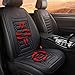 ECHBH Coussin Chauffant Voiture, Coussin Chauffant Universel Coussin Chauffant Coussin de Siège avec Régulateur de Température de pour Voiture, 108 × 50CM, Noir