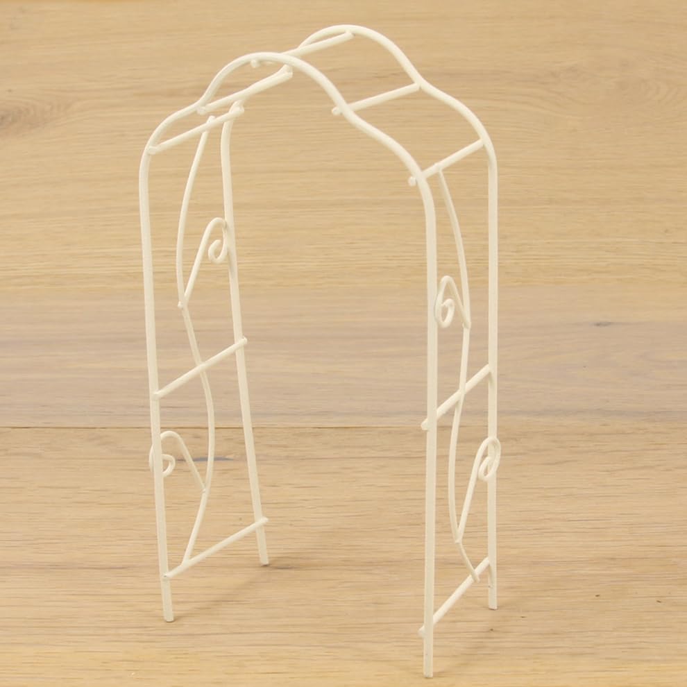 FADEDA Rankbogen Mini, weiß/Höhe: 10cm