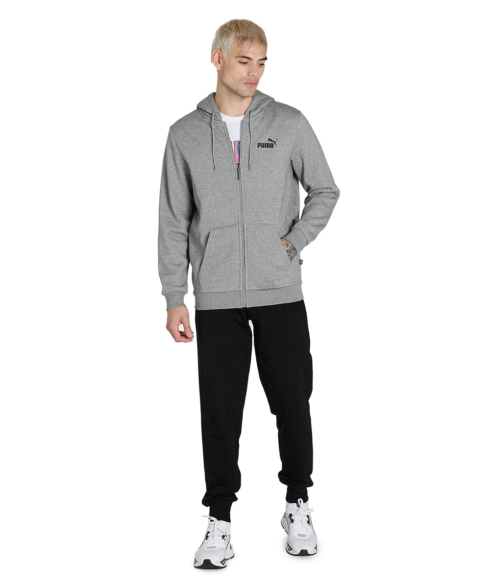Puma Ess Small Logo FZ Hoodie FL Maglia Uomo (Pacco da 1)