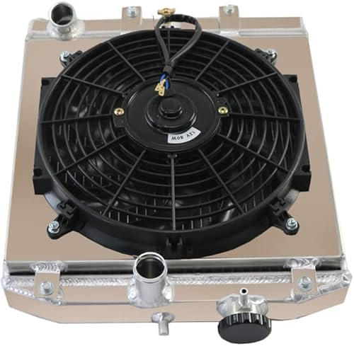 Miniatura 6 de Radiador compatible con Honda Civic 92-00, 93-97 Civic del Sol, Acura Integra 94-01 - Radiador de aluminio completo de 2 filas y kit de relé de