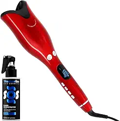 Modelador de Cachos Profissional Automático Bivolt, Maquina De Fazer Cachos + Protetor Térmico