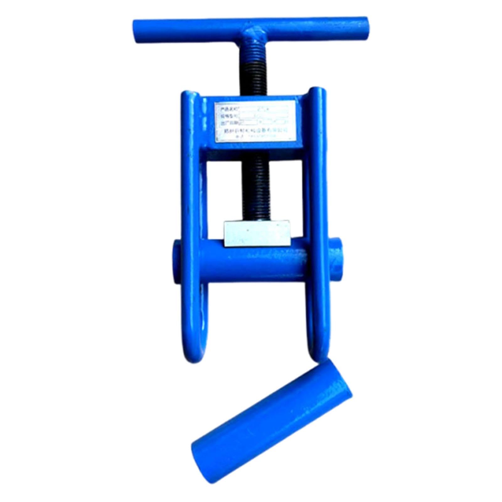 Gas Pipe Off Clamp Herramienta para Cierre Seguro de Tuberías con Función de Bloqueo Pinza de Tubería de Hierro Resistente Accesorio de, para diámetros de 0 a 4 cm