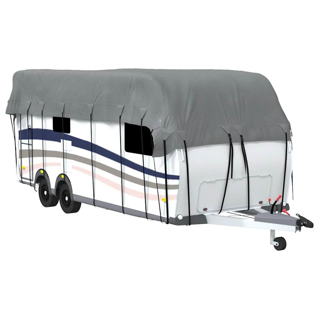 Lona de techo para caravana, 700 x 300 cm, gris, 3 capas, tela no tejida