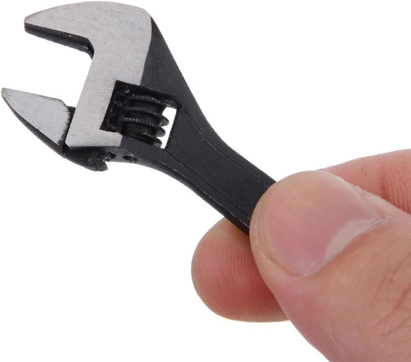HATOOLHA Mini-Schraubenschlüssel 6,3 Cm – Kleiner Verstellbarer Backenschlüssel Aus 45# Stahl, Für Reparaturen