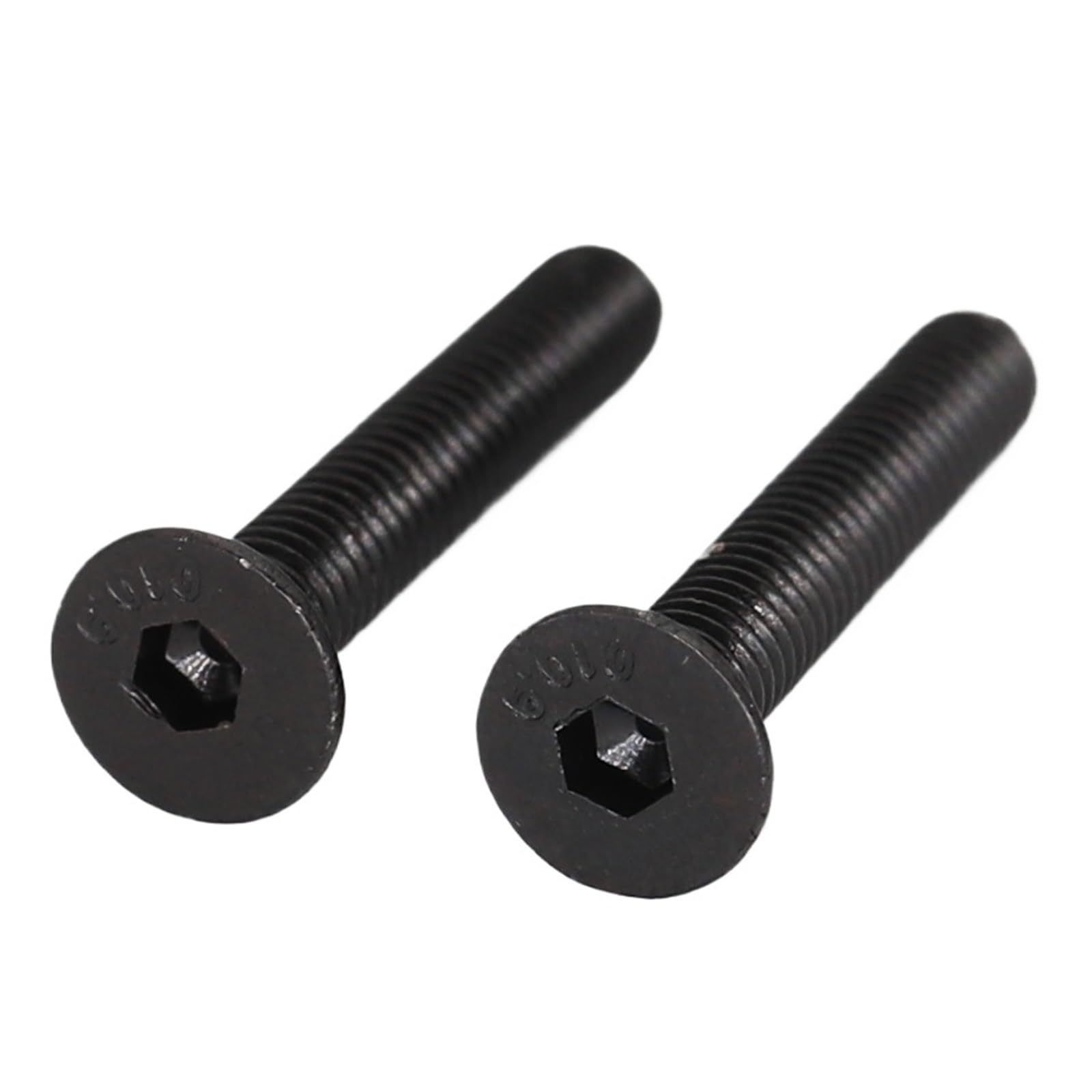 50/100 Uds M5 M6 6/8/10/20/25/30/40/50/55/60mm Negro 10,9 Grado Acero DIN7991 Hexágono Plano CSK Tornillo De Cabeza Avellanada(M6x55 (1.0mm Pitch),100PCS)