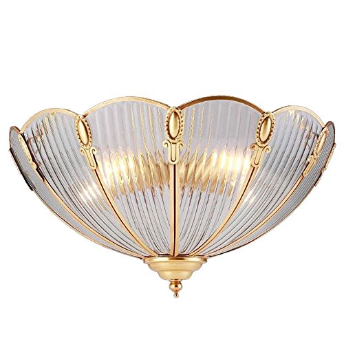 Lustre en cuivre et verre haut de gamme C-Large au design européen
