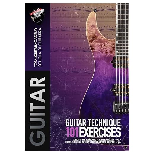 GUITAR TECHNIQUE: 101 Exercises: Exercises for horizontal scale visualization. Guitar Technique: Alternate Picking & String Skipping. (TGA Guitar Books - English Book 22) (English Edition)
