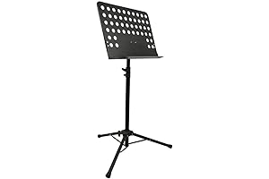 Monoprice Tripod Sheet Music Stand - Sturdy Adjustable for Musicians