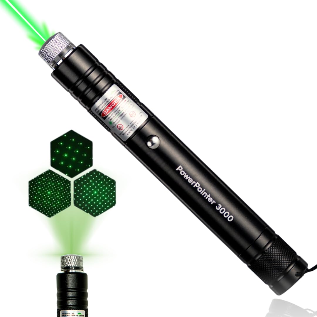 Amazon.com: Cinder Brands Power Pointer 3000 Flashlight Adjustable