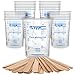 600mls plastic mixing containers